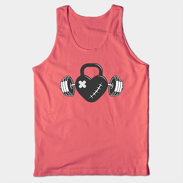 Strong Heart Tank Top by capesandrollerskates 